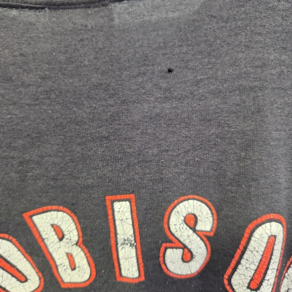 Vintage 1980s Daytona Beach Harley-Davidson Biker Tee Jerzees Tag MediumFLAWS- - Picture 5 of 7